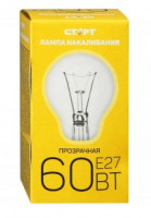 СТАРТ Б E27 60W ЛОН прозрачная
