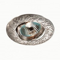 NOVOTECH 369643 NT12 365 никель встр. повор. св-к IP20 GU5.3 50W 12V HENNA D92