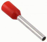 IEK GENERICA наконечник изолир. НШВИ 1,0-12 1мм2 красный (100шт) UGN11-012-001-100-G