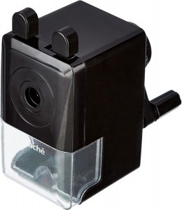 Точилка механическая Attache Economy, 8 мм, фиксация карандаша, чёрная 1019184