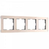 Werkel рамка СУ 4 мест. Acrylic (айвори) W004274 a062134