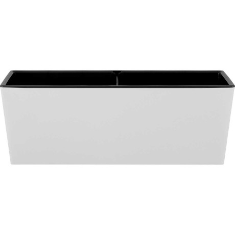 Балконный ящик ЛОНДОН 40 см со вставкой белый жасмин х6