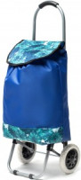 Сумка-тележка 30кг 90х35х28см, синий, полиэс+сталь, кол. пп+эва d=160мм, 836, Сьюзан, Еврогарант
