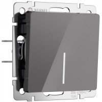 Werkel мех. выкл.  СУ 1 кл. 10А проходной (инд.) (графит акрил) W1112144 a064080