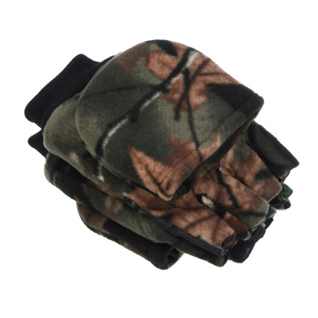 Варежки зимние флисовые с клапаном на магните тм AZOR FISHING, 28х11,5 см