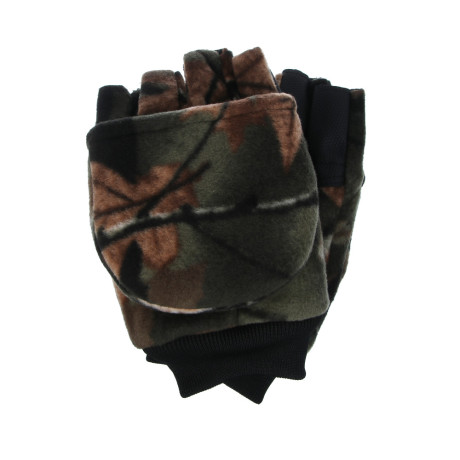 Варежки зимние флисовые с клапаном на магните тм AZOR FISHING, 28х11,5 см