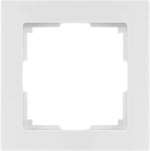 Smartbuy Нептун Рамка 1-местная пластик белая (SBE-06w-Plastic-FR-1)