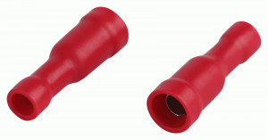 ЭРА наконечник разъем-штекер (мама) РшИм 1.25-5-4 красный (уп.50шт, цена за уп) 63336