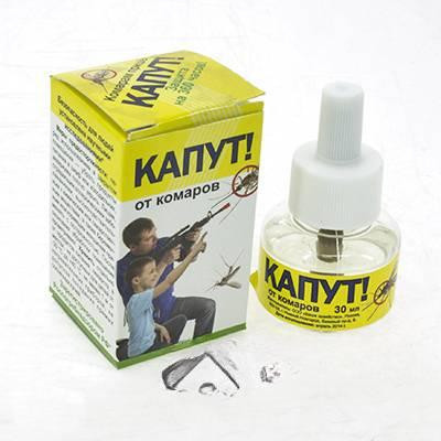 Антикомариная жидкость 30 мл для фумигатора Капут Ваше Хозяйство