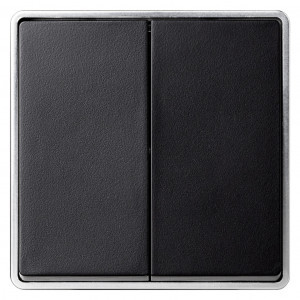 Smartbuy Сириус выкл. ОУ 2 кл. 10А черный SBE-07b-10-SW2-0