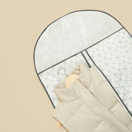 VETTA Чехол для одежды, с прозрачным окном, 60х130см, Валери, молния, полипропилен