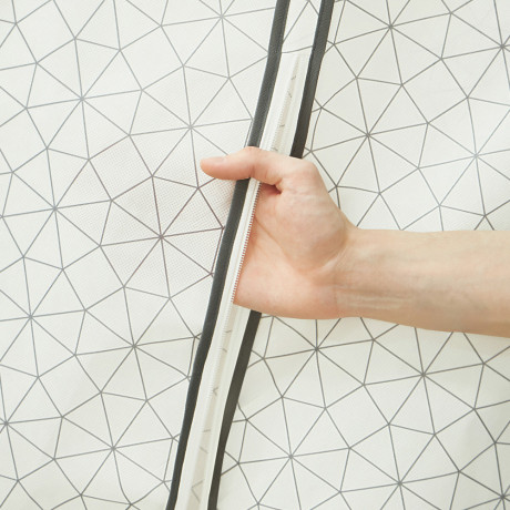 VETTA Чехол для одежды, с прозрачным окном, 60х130см, Валери, молния, полипропилен