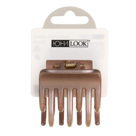 Краб для волос ЮНИLOOK, 4,5см, пластик, 5 цветов, ACS-46