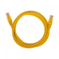 REXANT коммутац. шнур (патч-корд) U/UTP, cat6, 1,5м, литой, RJ45-RJ45, LSZH, желтый, 02-0295-105