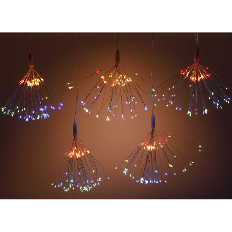 Гирлянда САЛЮТ LLN-13 500ламп 20см 8режимов Цветная 3м*40см