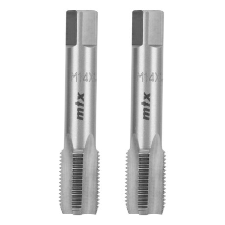 Метчик ручной М14 х 1.25 мм, комплект из 2 шт Сибртех