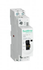 Systeme electric City9 контактор модульный 20А, 2P, 2НО, 230В AC C9C32220