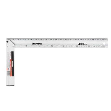 ЕРМАК Угольник столярный алюминиевый 400