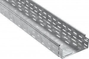 IEK Лоток перф. 80х300х3000мм HDZ (длина 3м, цена за 1м) CLP10-080-300-3-M-HDZ