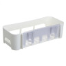 VETTA Classic Полка настенная прямоугольная (глубокая), пластик, 26x10,5x6,5 см, молочный