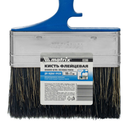 Кисть флейцевая "Водные краски" Color Line 100 х 17 мм Matrix