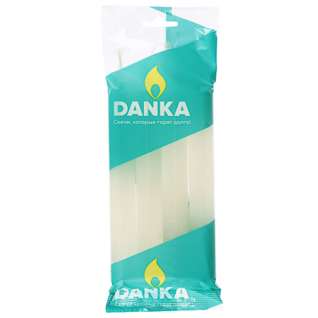 Свеча хозяйственная №45 в наборе по 4 штуки