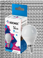 Космос шар E14 14W(1260lm) 4500K 4K матов. 80x45 IC драйвер LkecLED14wGL45E1445