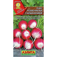 Редис Розово-красный с белым кончиком Аэлита Ц