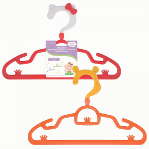 Вешалка-плечики детская Мультяшка, р.32-36см (кратность 3!!!) пластик VL90-200