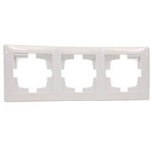 Bylectrica СТИЛЬ рамка 3 мест. СУ перламутр (ЮЛИГ.735212.216 перламутр)