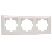 Bylectrica СТИЛЬ рамка 3 мест. СУ перламутр (ЮЛИГ.735212.216 перламутр)