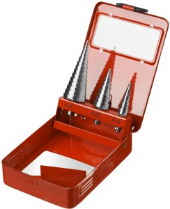 Набор ЗУБР "МАСТЕР": Ступенч сверла, быстрореж сталь, d=4-12мм,5ступ d=4-20мм 9ступ,d=4-30мм 14ст.