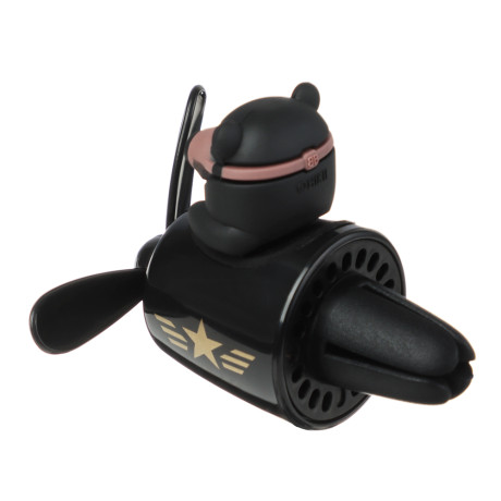 NEW GALAXY Ароматизатор в форме Медведя, черный, 2,4 гр., crystal ice