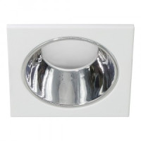 Feron св-к встр. MR16 GU5.3 &quot;квадрат&quot; белый + хром металл пласт 35х92 DL3112 51406