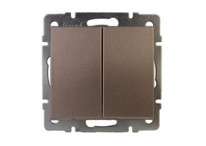 Lezard RAIN мех. выкл. СУ 2 кл. бронза матовый (корпус PC) 703-3188-101