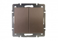 Lezard RAIN мех. выкл. СУ 2 кл. бронза матовый (корпус PC) 703-3188-101