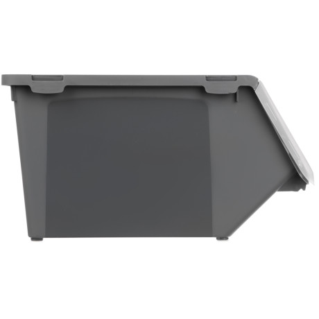 Контейнер для овощей, 35х25,5х19 см, 11л, пластик, цвет серый