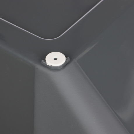 Контейнер для овощей, 35х25,5х19 см, 11л, пластик, цвет серый