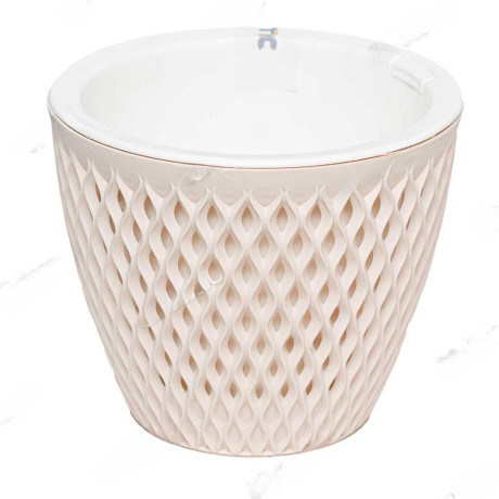 Кашпо Версаль 1,6л Пудровый КШ-9008 ВМС(20)