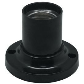 Ecola патрон накладной прямой E27 Черный AB7STBEAY (10!)