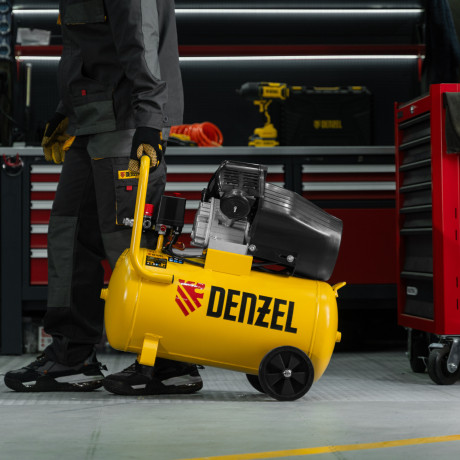 Компрессор воздушный прям. привод DCV1800/50, 1,8 кВт, 50 литров, 320 л/мин Denzel