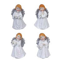 СНОУ БУМ Фигурка &quot;Ангел&quot; 5,5-6x4x9-9,5см, полистоун, 4 дизайна
