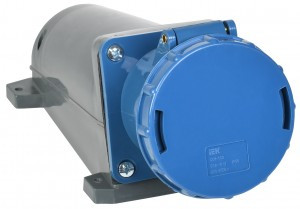 IEK силовая розетка CEE (разъем) 133 стационарная 2Р+РЕ 63А 220В IP54