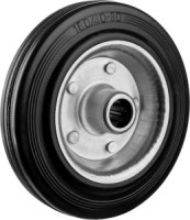 Колесо d=160 мм, г/п 145 кг, резина/металл, игольчатый подшипник, ЗУБР