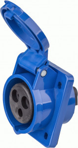 Navigator розетка силовая CEE (разъем) NCA-SR413-16-220 стационарная скрытая 16А 2P+PE IP44, 14312