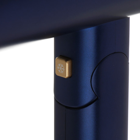 LEBEN Фен для волос, 2000 Вт, 2 скорости, 2 темп.реж., темно-синий, матовое покрытие, концентратор