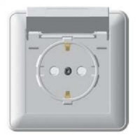 Systeme Electric W59 Aqua роз. СУ 1 мест. 16А слон. к.(пл.осн., земля, штор, IP44) РС16-152Б-28(10!)