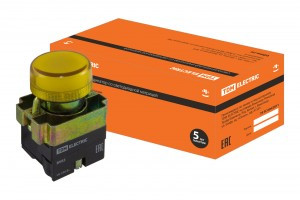 TDM Лампа BV65 матрица d22 мм желтый (10!) SQ0702-0047