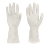 Перчатки хозяйственные ультра-прочные, тм VETTA, ПВХ, 55 гр, размер M, цвет белый, поливинилхлорид