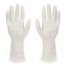 Перчатки хозяйственные ультра-прочные, тм VETTA, ПВХ, 55 гр, размер M, цвет белый, поливинилхлорид